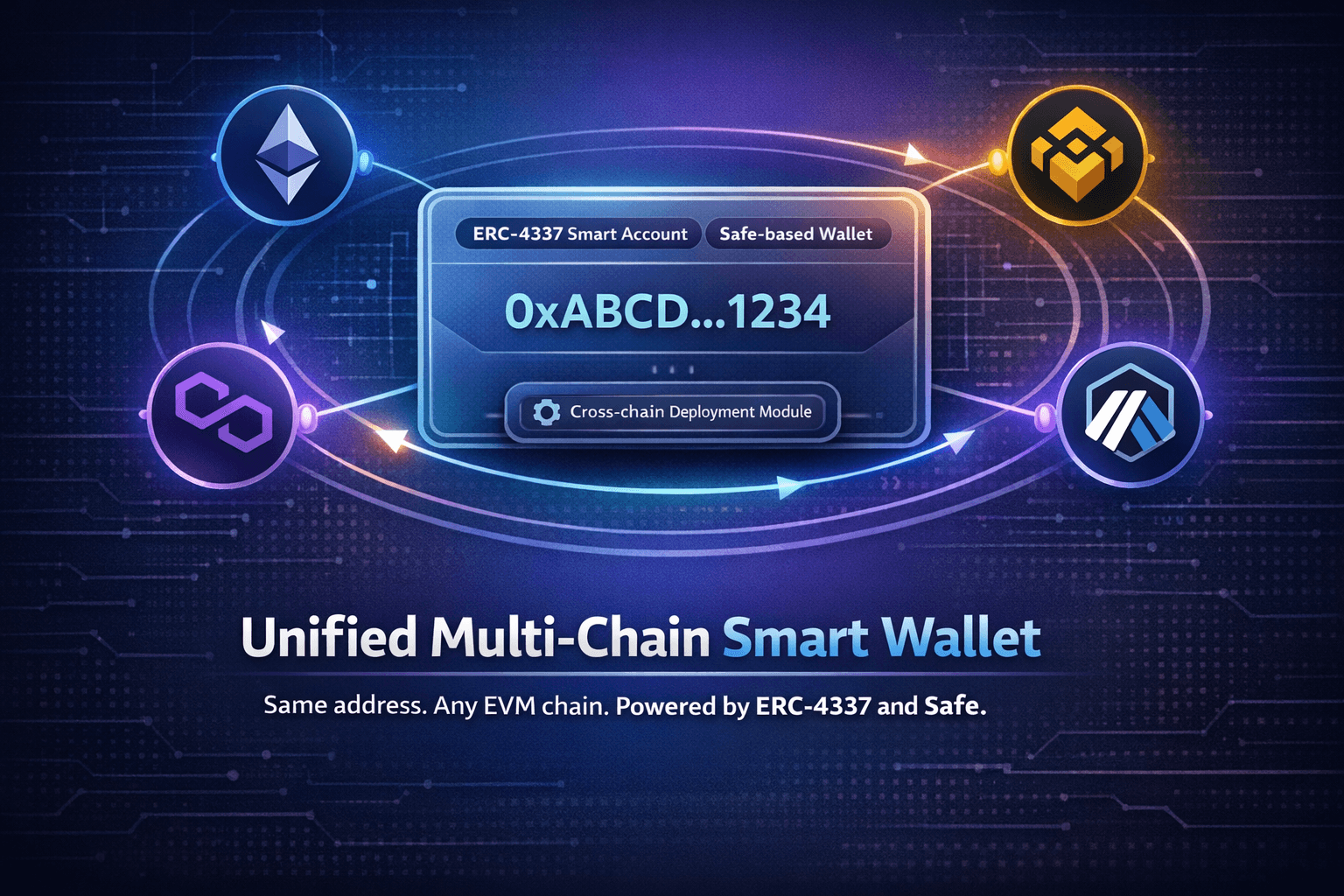 Unified Smart Wallet for Cross-Chain Address Management — screenshot 1