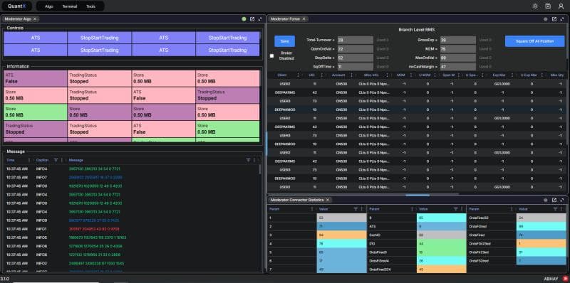 Real-Time Trading Platform UI — screenshot 1