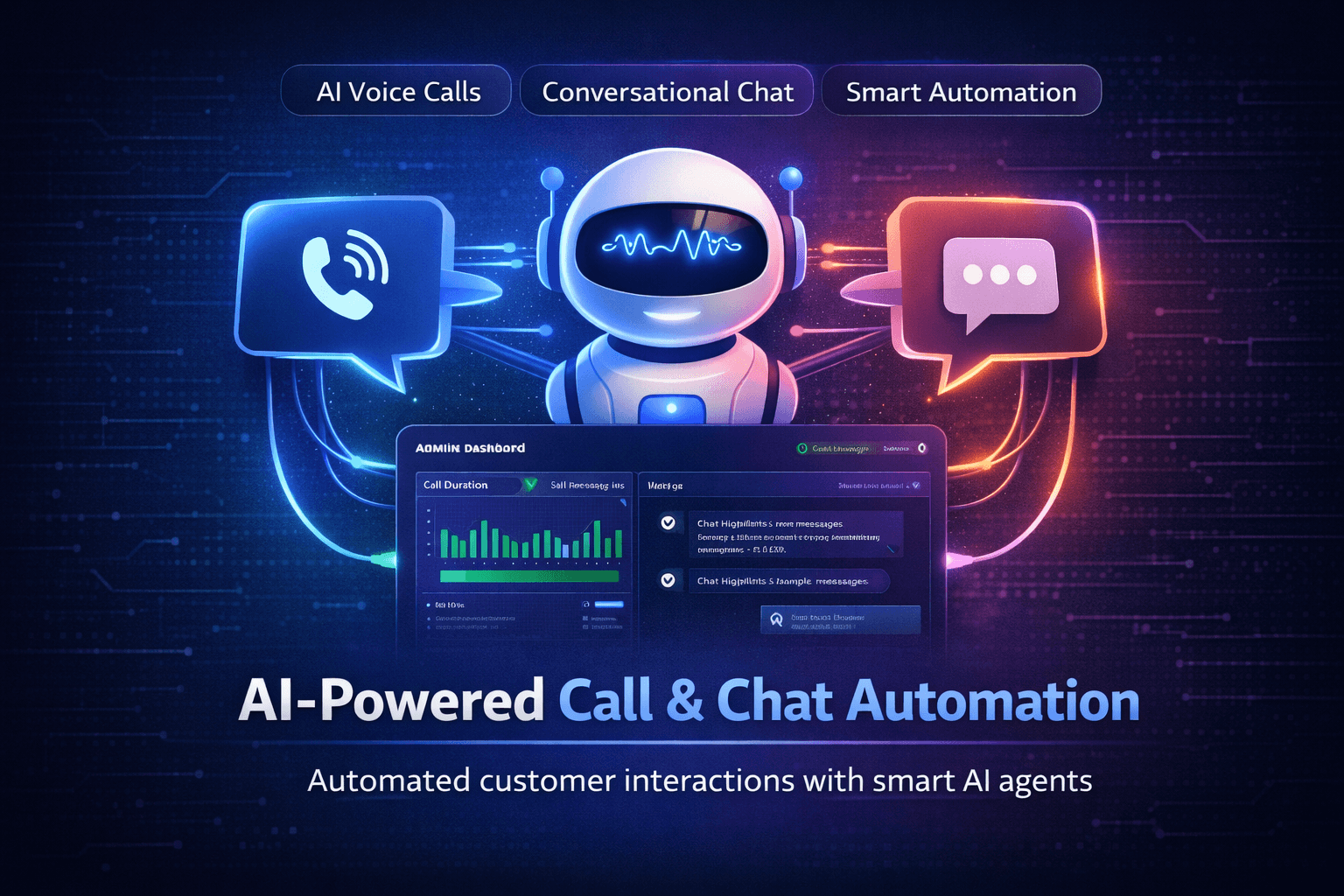 AI Calling & Conversational Chatbot System — screenshot 1